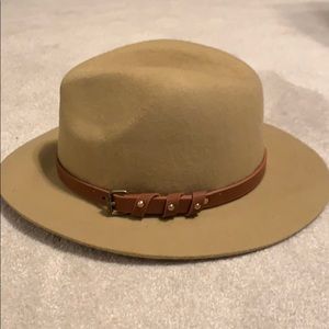 Camel wool fedora